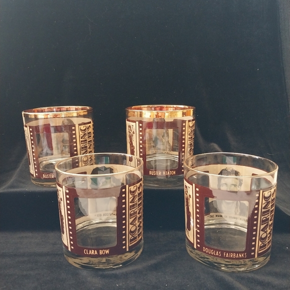 💥💥Vintage Roaring 20's Glass Set (4) - Picture 4 of 9